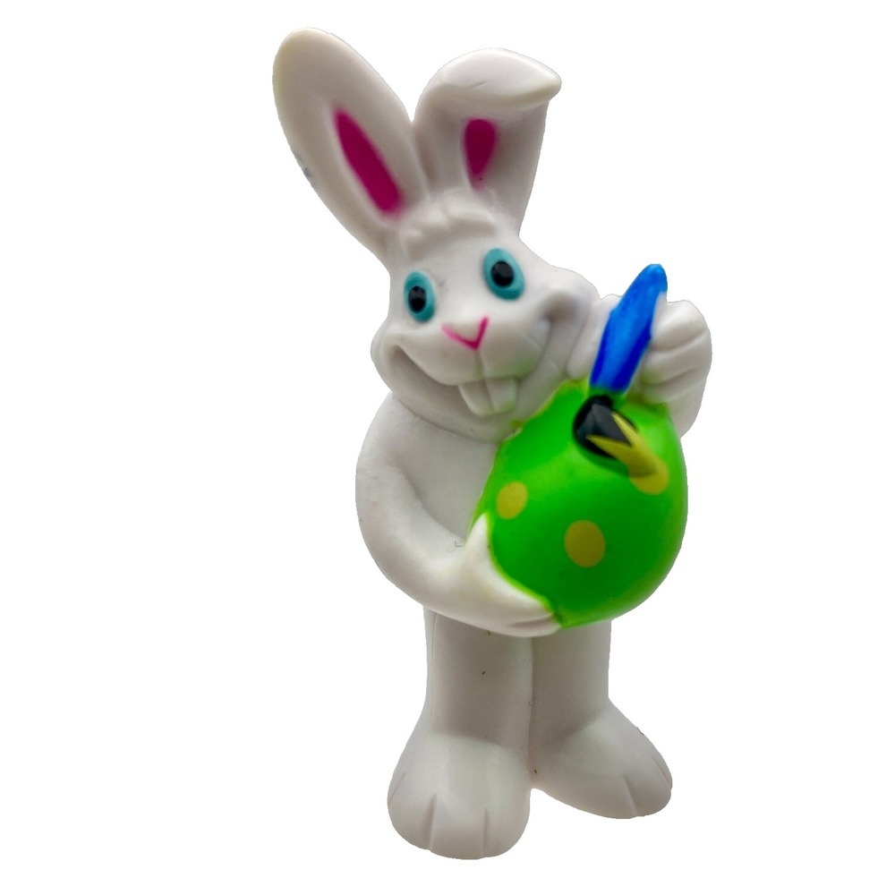 Vintage Topps 2001 Easter‎ Bunny Mini Action Figure Rabbit Toy